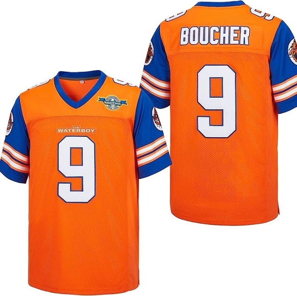 The Waterboy Other - Men's New Bobby Boucher Waterboy Movie Jersey Multiple Sizes